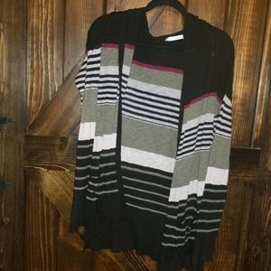 Hooded Light Weight Cardigan with Pockets